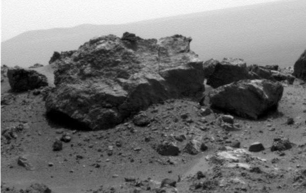Immagini di rocce marziane