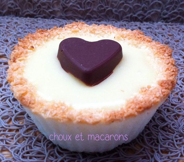 Tartelettes coco-chocolat blanc