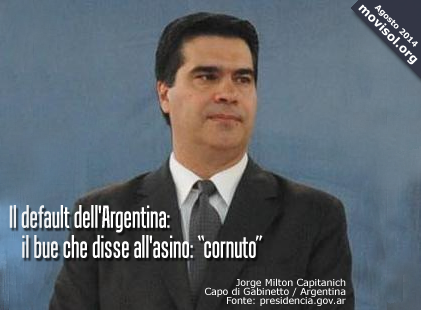 Il default dell'Argentina: il bue che disse all'asino: "cornuto"