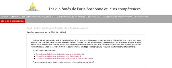 Les anciens élèves de La Sorbonne proposent "Les bonnes astuces d'AMVi" !