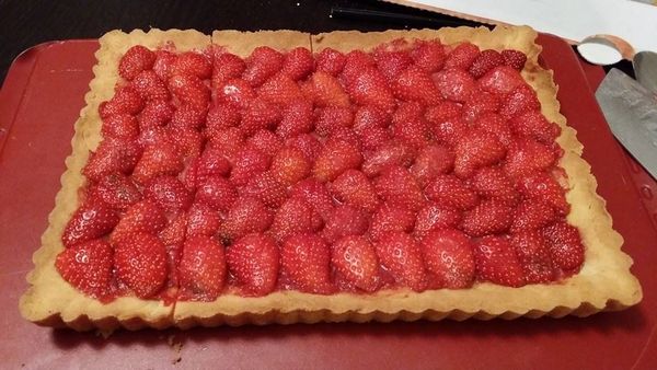Tarte aux fraises