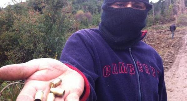 Acusan a Bachelet por usar balas de 9 milímetros contra mapuches en Forestal Arauco.