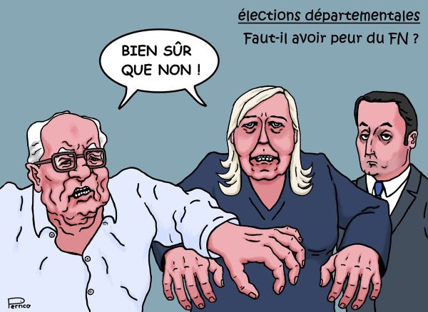Florian Philippot / Marine Le Pen / Jean-Marie le Pen / FN