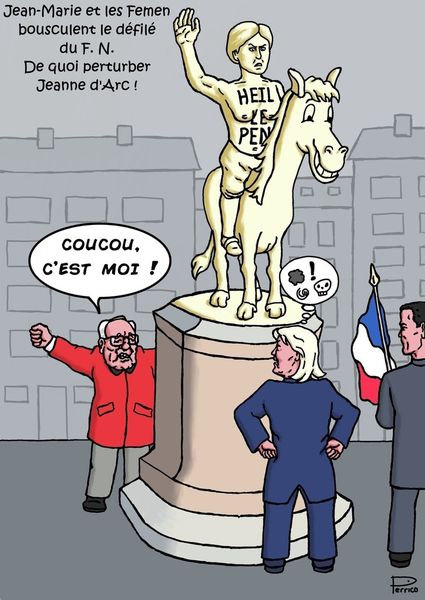 Jeanne d'Arc / Jean-Marie Le Pen / Marine Le Pen / FN