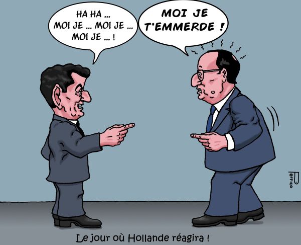 Il est trop rigolo, Sarko !