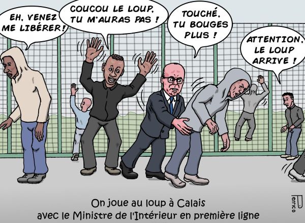 migrants / Calais / Bernard Caseneuve