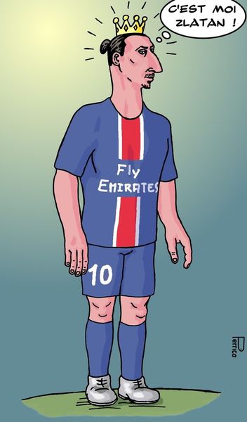 Zlatan Ibrahimovic, foot, PSG