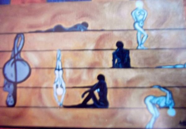 Huile sur toile Lulla Bell