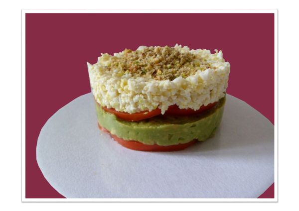 Timbale avocat tomate oeuf