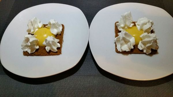 tartes citron lemon curd spéculoos et sa chantilly menthe