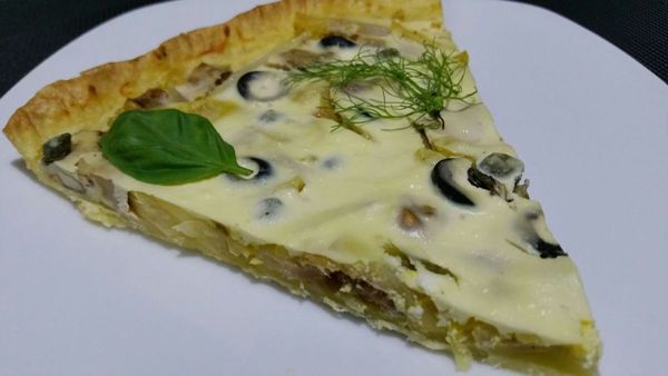tarte salée au fenouil