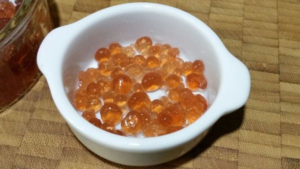 caviar de porto (sphères de cuisine moléculaire - Vidéo)
