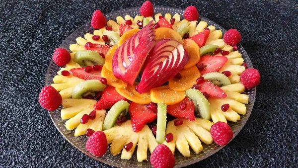Plateau multi-fruits aux zestes de Combava