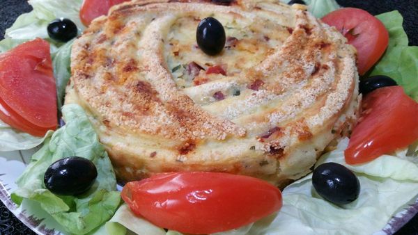 gâteau de pommes de terre chorizo jambon serrano
