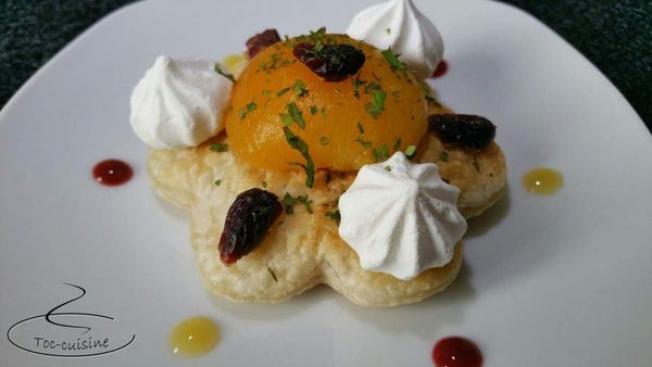 tartelettes feuilletées aux abricots et pâte de spéculoos