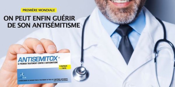 "Antisemitox" : un faux médicament pour faire le buzz contre l'antisémitisme
