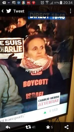 NO COMMENT: Même dans ces moments tragiques de recueillement la haine d’Israël est là, quel rapport?!