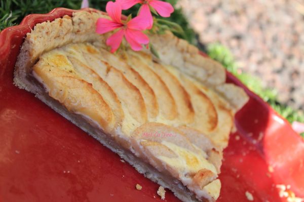 Tarte d'automne pomme poire châtaigne vanillée