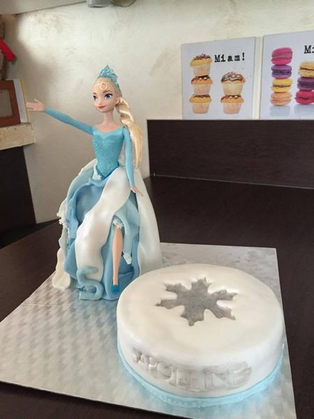 Gâteau Reine des neiges