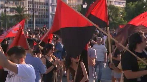 Grèce : manifestation contre le gouvernement Syriza