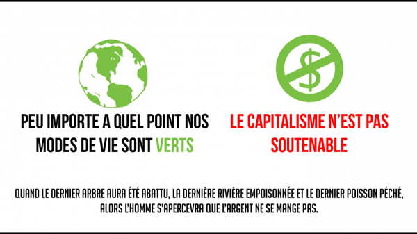 Le capitalisme, vert ou pas, est un suicide écologique