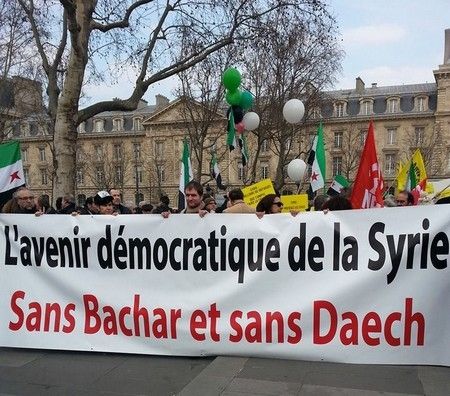 ★ Avec les réfugiés de Syrie ici, et toujours au côté de la révolution là-bas