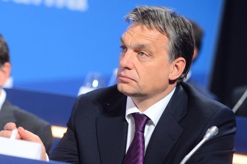iktor Orban, Premier ministre hongrois Au congrès du Parti populaire européen (PPE), auquel le Fidesz est affilié, en octobre 2012.