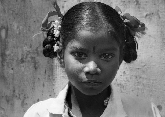 Photo : portrait d’une enfant dalit dans l’État du Tamil Nadu en Inde / CC riccardo guerrini