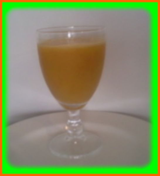 Boisson lactée carottes orange