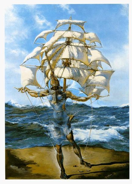 Une toile de Dali