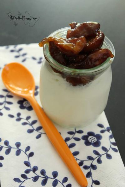 Yaourt à la mirabelle et gingembre