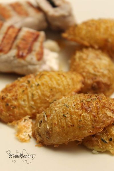 Pomme de terre suédoise et roulade de porc