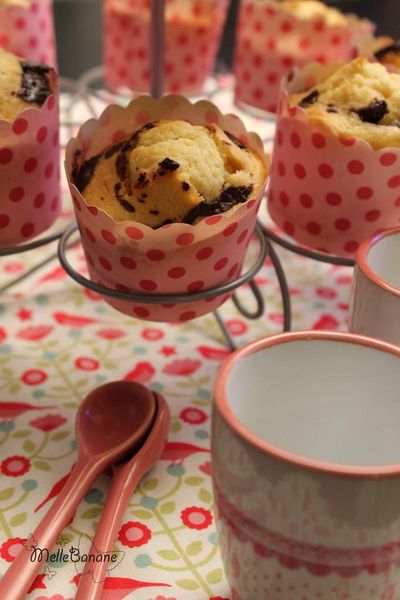 Muffin au citron et chocolat