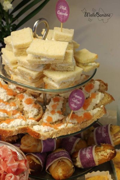 Assortiment de mini sandwich gourmand