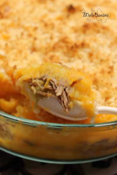 Parmentier de potiron et boeuf