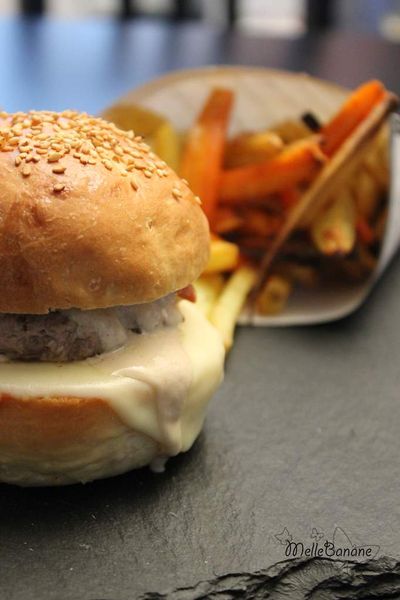 Burger boeuf mozzarella chorizo