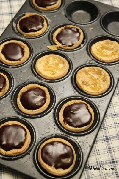 Tartelette express cedrat chocolat