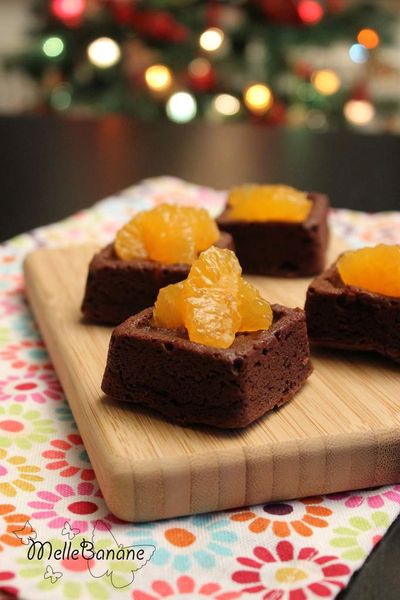 Brownie chocolat clémentine