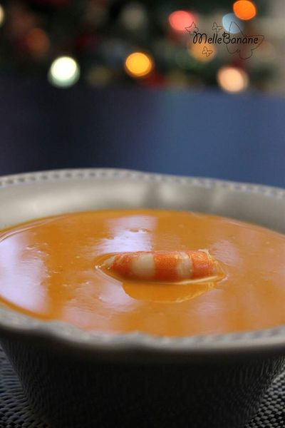 Bisque de crevettes - Recette de fête petit prix