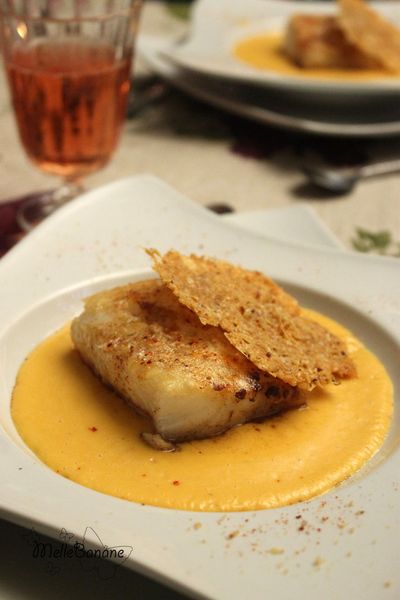 Cabillaud et sa sauce au butternut