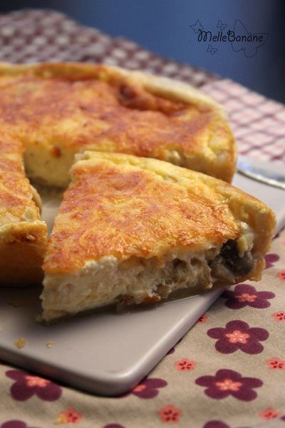 Quiche aux champignons