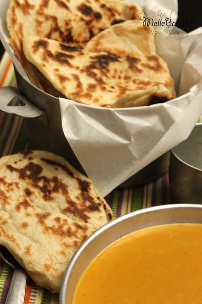Cheese naan et petite soupe