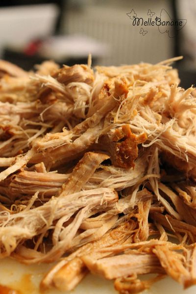 Pulled pork - Porc effiloché