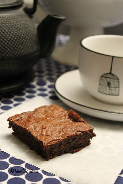 Brownie chocolat gingembre