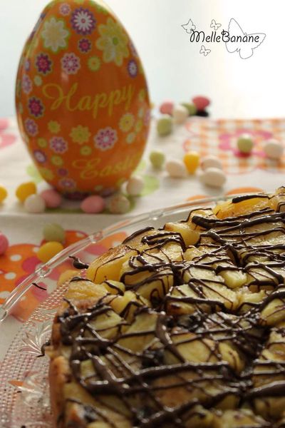 Gâteau ananas coco chocolat