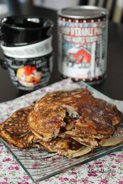 Pancake fruits rouges et ricotta