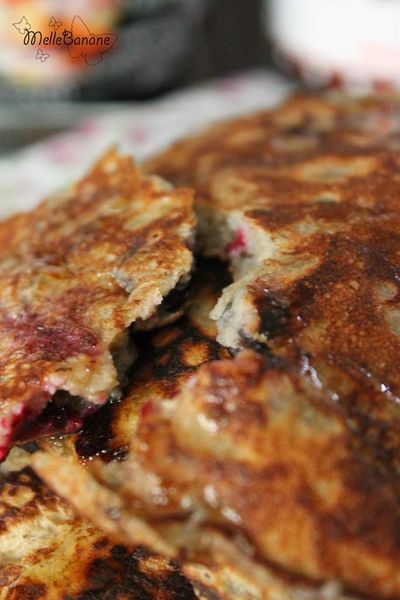 Pancake fruits rouges et ricotta