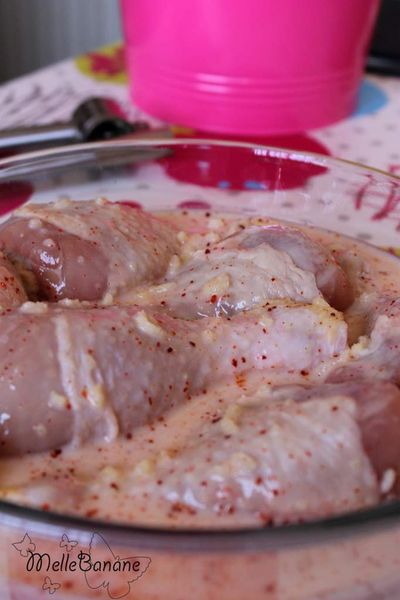 Poulet mariné au lait ribot