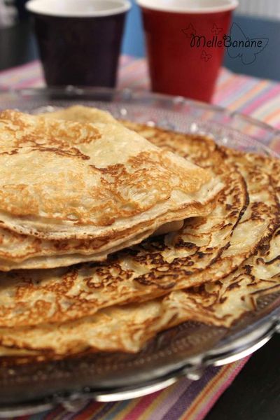 Crêpes à l'épeautre et sans lait