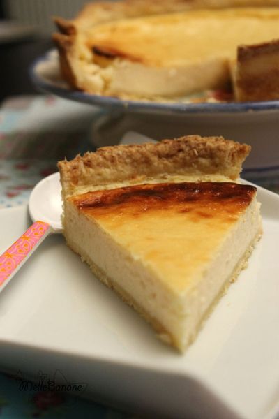 Tarte au fromage blanc et citron vert